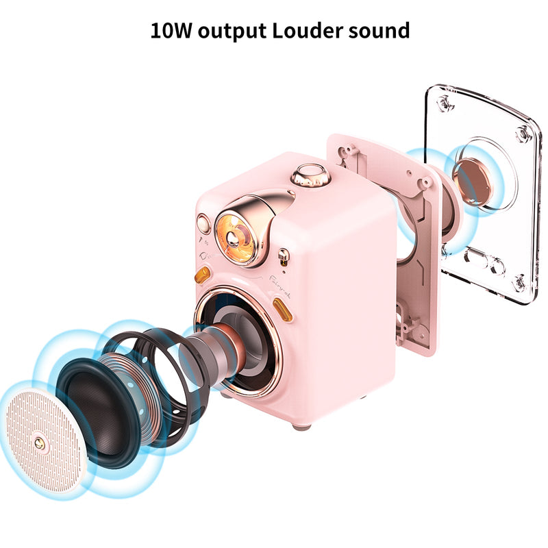 Load image into Gallery viewer, Divoom Fairy-OK Retro Mini Karaoke Speaker Perfect Gift - Polar Tech Australia