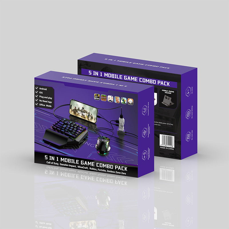 Chargez l'image dans la visionneuse de la galerie, Universal For Android / IOS Mobile Phone Apple iPhone Game Tablet iPad - M9 Keyboard Mouse Adapter Converter - Polar Tech Australia
