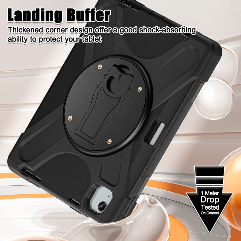 Cargue la imagen en el visor de la galería, Apple iPad Air 6/6th  11'' & Air 4/5 10.9'' & Pro 1/2/3/4 11'' - 360 Degree Rotate Shockproof Heavy Duty Tough Stand Case Cover With Pen Holder - Polar Tech Australia