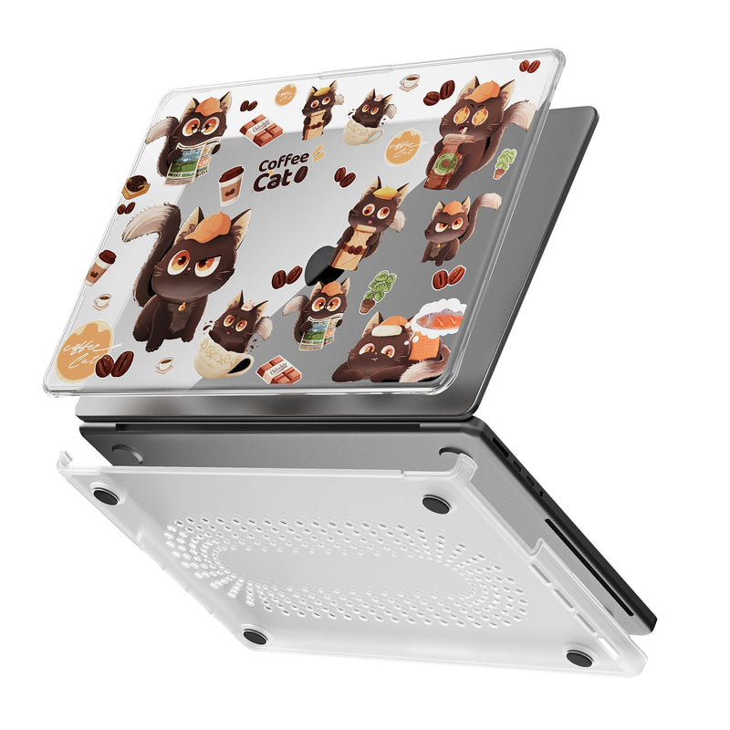 Load image into Gallery viewer, MacBook Air 13.6" 2025 (A3240) M4 - Cute Cartoon Transparent Shockproof & Slim Case - Polar Tech Australia