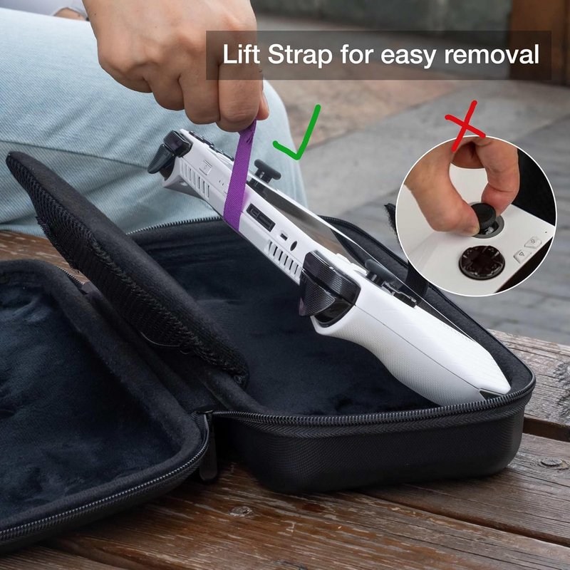 Cargue la imagen en el visor de la galería, ASUS ROG Gally X - IINE EVA Hard Shell Portable Storage Slim Carrying Case Bag - Polar Tech Australia