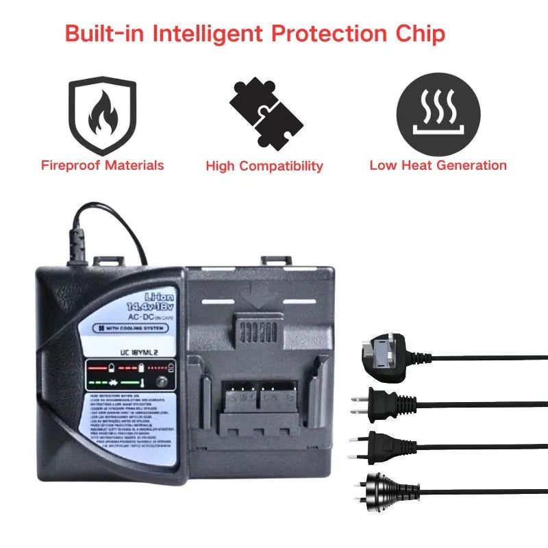 Cargue la imagen en el visor de la galería, Replacement Charger For Hikoki 14.4V-18V / 3.5A Electrical Tool Li-ion Battery - Polar Tech Australia