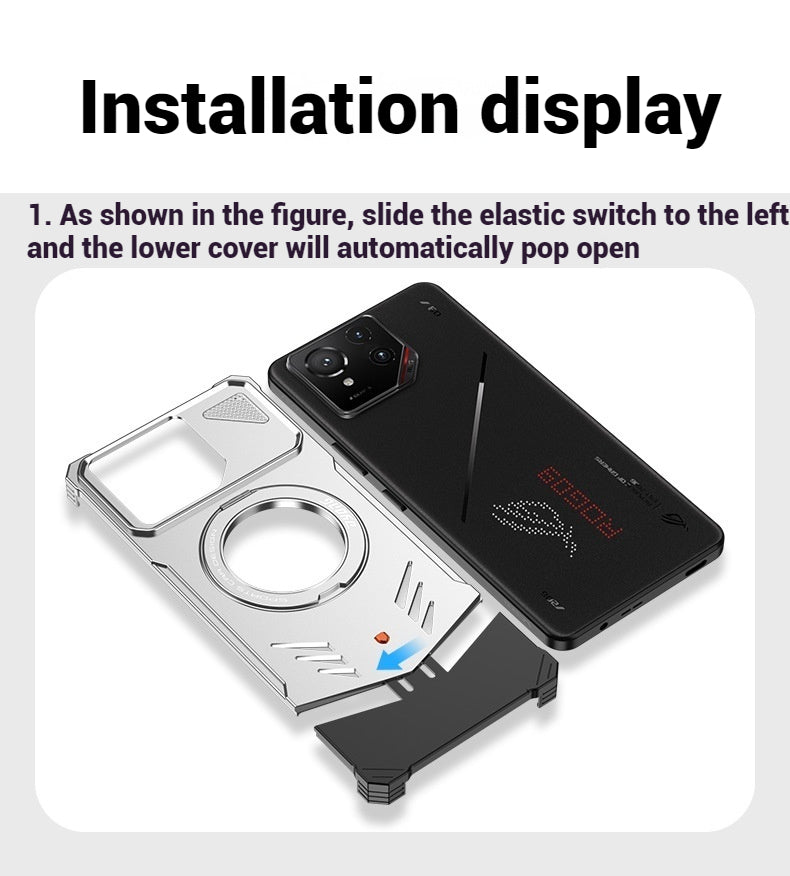 Cargue la imagen en el visor de la galería, Asus ROG Phone 8 / 8 Pro - 360 Degree Frameless Metal Heat Dissipation Snap-on Case - Polar Tech Australia