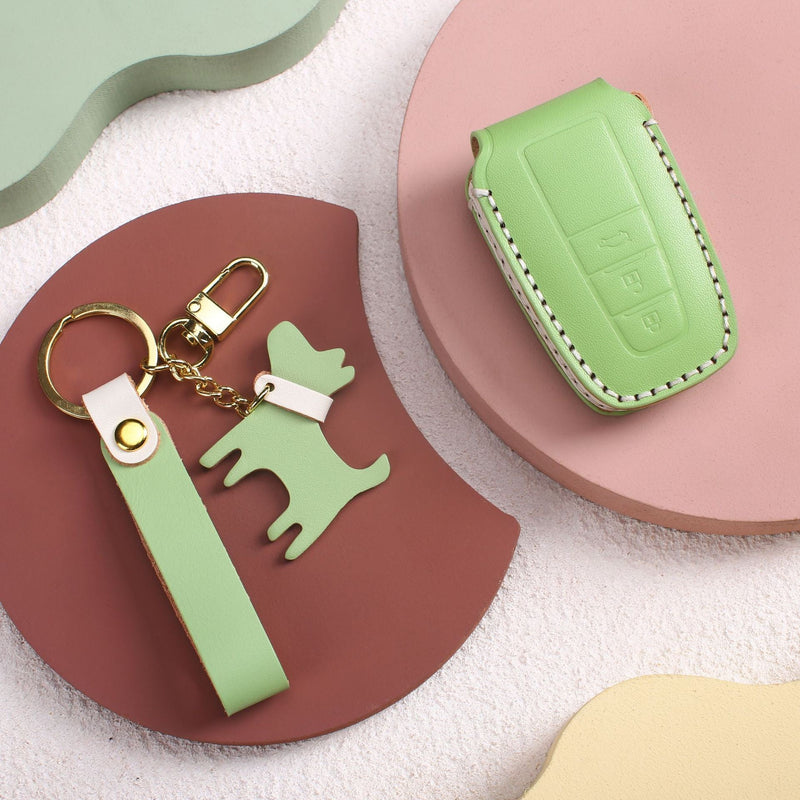 Load image into Gallery viewer, Toyota Genuine Leather Full Protection Car Key Fob Case Cover For Aygo, Yaris, Corolla, C-HR, Camry, GT86, GR Supra, Prius, Prado, Mirai, RAV4, Land Cruiser, Hilux, Proace - Polar Tech Australia