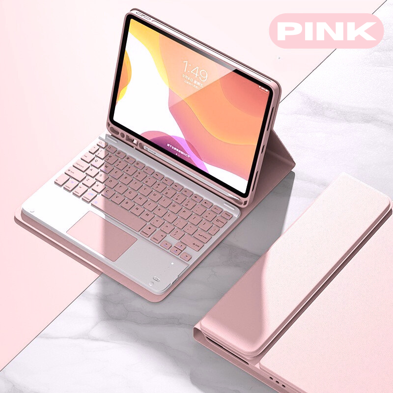 Load image into Gallery viewer, Apple iPad 5/6 9.7'' 5/6th Gen (2017/2018) Smart Wireless Keyboard Flip Case With Backlit - i-Station Mobile Phone & Electronic Device Repair and Accessories