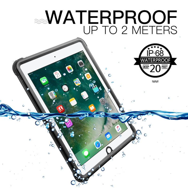 Cargue la imagen en el visor de la galería, Apple iPad 5th 2017 & 6th 2018 9.7" Shellbox Waterproof Heavy Duty Lifeproof Style Case - Polar Tech Australia