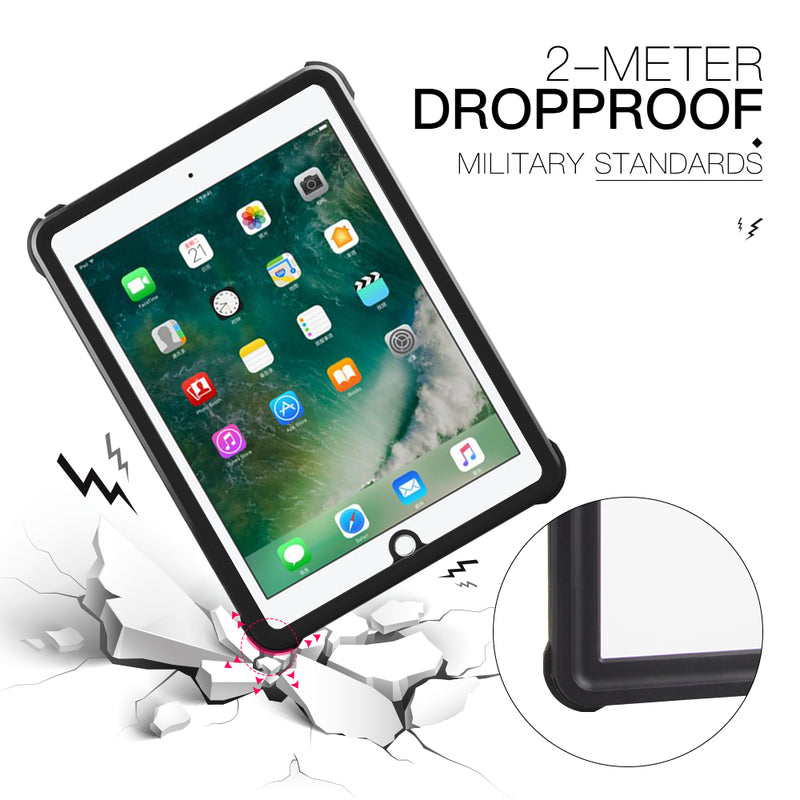 Cargue la imagen en el visor de la galería, Apple iPad 5th 2017 & 6th 2018 9.7" Shellbox Waterproof Heavy Duty Lifeproof Style Case - Polar Tech Australia