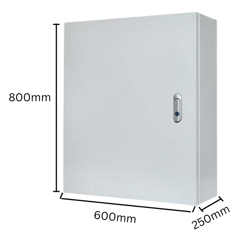 Cargue la imagen en el visor de la galería, Extra Large Size Electrical Enclosure CCTV/Alarm Security Equipment Lockable Safe Metal Box Wall Mount - Polar Tech Australia
