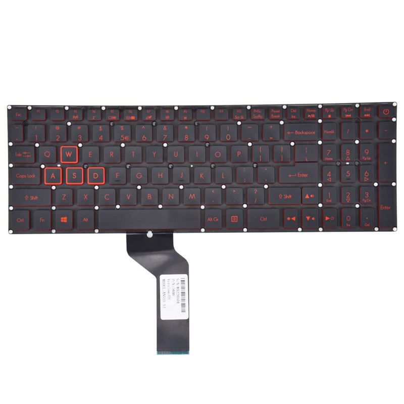 Cargue la imagen en el visor de la galería, Acer Nitro 5 AN515-42 AN515-52 N17C1 Replacement Keyboard US Layout - Polar Tech Australia