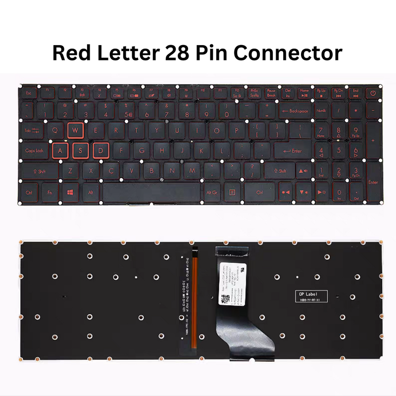 Cargue la imagen en el visor de la galería, Acer Nitro 5 AN515-42 AN515-52 N17C1 Replacement Keyboard US Layout - Polar Tech Australia