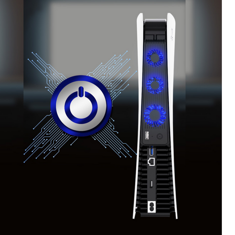 Cargue la imagen en el visor de la galería, Aolion SONY PlayStation 5 / PS5 - 3 Speed USB External Colling Fan - Polar Tech Australia