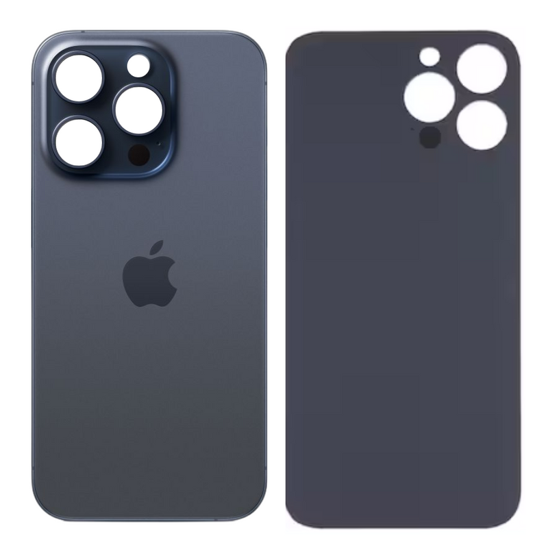 Chargez l'image dans la visionneuse de la galerie, Apple iPhone 15 Pro Back Rear Replacement Glass Panel (Big Camera Hole) - Polar Tech Australia