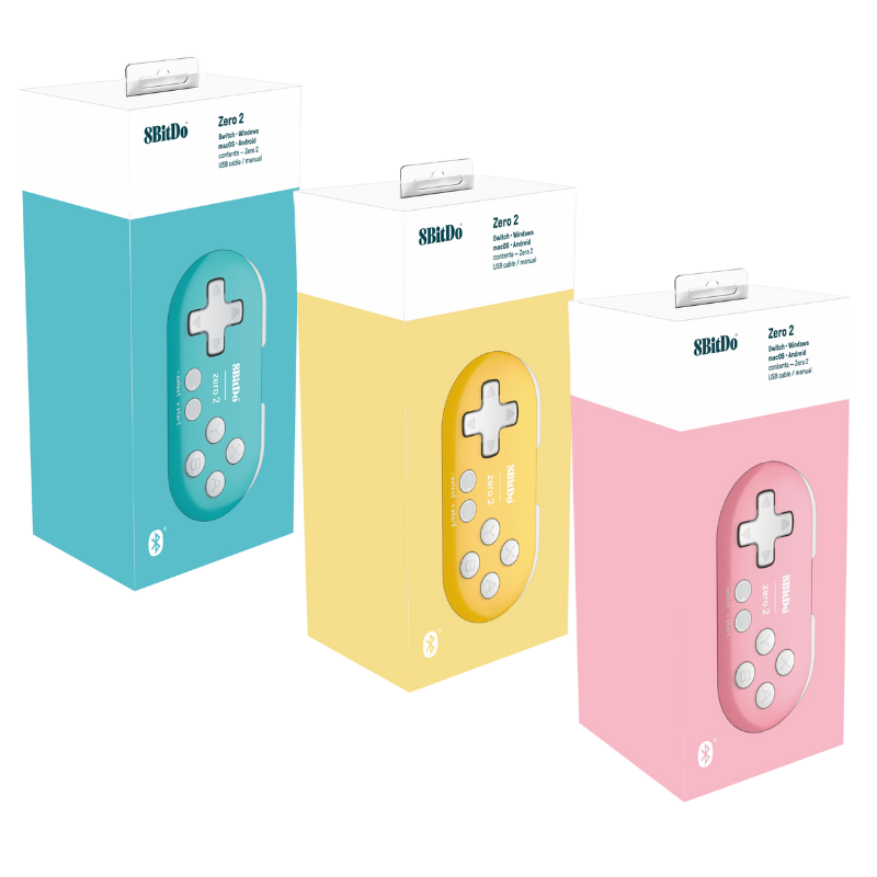 Cargue la imagen en el visor de la galería, Nintendo Switch/Windows/Android/macOS/Raspberry 8BitDo Zero 2 Bluetooth Gamepad Game Controller - Polar Tech Australia