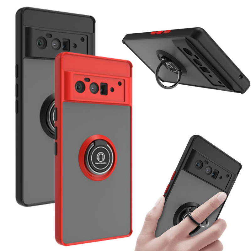 Load image into Gallery viewer, Google Pixel 7A (GWKK3) - GKS Magnet Magnetic Ring Holder Case - Polar Tech Australia