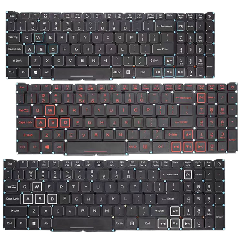 Cargue la imagen en el visor de la galería, Acer Nitro 5 AN515-56-58H8 N20C1 Replacement Keyboard US Layout - Polar Tech Australia