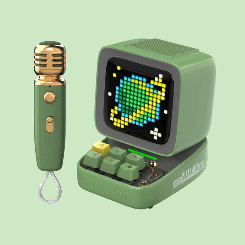 Cargue la imagen en el visor de la galería, Divoom Ditoo-Mic Mini Karaoke Machine Pixel Art Bluetooth Speaker Perfect Gift - Polar Tech Australia