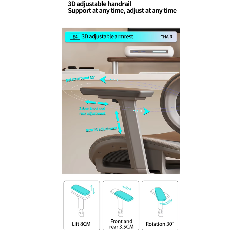 Load image into Gallery viewer, Deluxe Ergonomic Adjustable Breathable Mesh Comfortable Office Chair - Polar Tech Australia