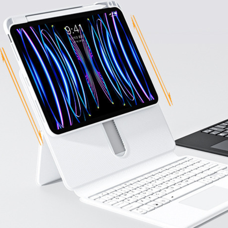 Cargue la imagen en el visor de la galería, Apple iPad Air 3/iPad Pro 2 10.5" & iPad 7th/8th/9th 10.2" - Magic 360 Rotation Detachable Smart Wireless Trackpad Keyboard Flip Case - Polar Tech Australia