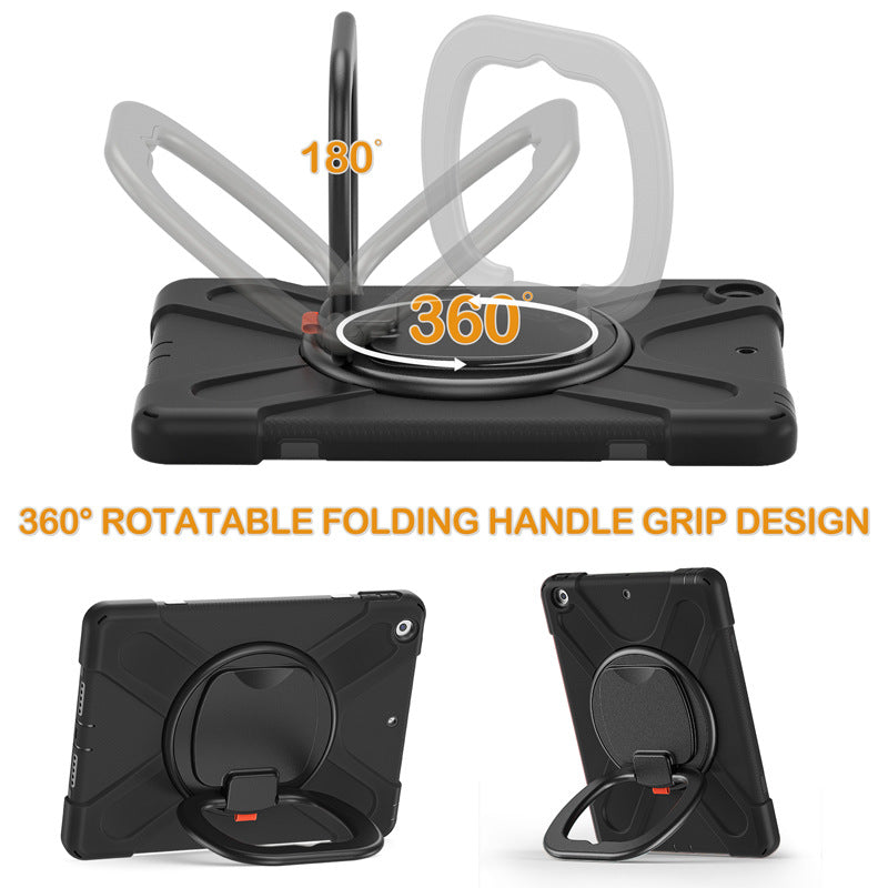 Cargue la imagen en el visor de la galería, Microsoft Surface Pro 4/5/6/7/7 Plus - 360 Degree Rotate Shockproof Heavy Duty Tough Stand Case Cover With Strap & Pen Holder - Polar Tech Australia