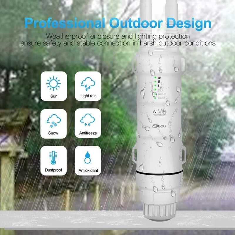 Chargez l'image dans la visionneuse de la galerie, WAVLINK AC600 Dual Band Outdoor Wi-Fi Range Extender Antenna Access Point - Polar Tech Australia