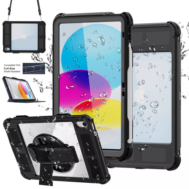 Cargue la imagen en el visor de la galería, Apple iPad 10th Gen (2022) 10.9" & 11th Gen (2025) A16 11" Shellbox Waterproof Heavy Duty Lifeproof Style Case - Polar Tech Australia
