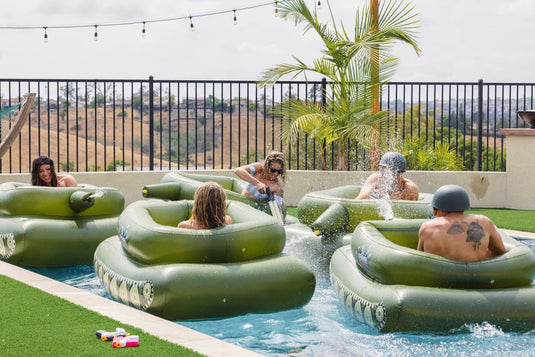 Pool Punisher Inflatable Toy Tank: Unleash Aquatic Mayhem - Polar Tech Australia