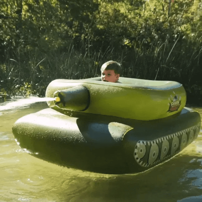 Chargez l'image dans la visionneuse de la galerie, Pool Punisher Inflatable Toy Tank: Unleash Aquatic Mayhem - Polar Tech Australia