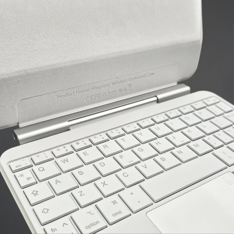 Cargue la imagen en el visor de la galería, KIBO Apple iPad Mini 8.3'' 6/7th Gen (2021/2024) - Easy-Set Floating Cantilever Stand Precision Multi-Touch Trackpad Smart Wireless Keyboard Case With Backlit Keys