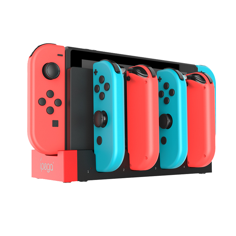 Load image into Gallery viewer, Nintendo Switch USB 2.0 Joy-Con Charger Base with 4 Joy-Con Charging Slots and Indicator Light - Polar Tech Australia