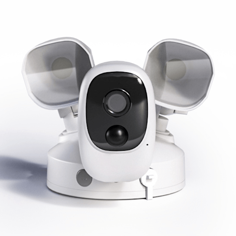 Cargue la imagen en el visor de la galería, 1080P Outdoor Wireless Home Security Camera Built-in Solar Panel & Floodlight & Mic & Battery - Polar Tech Australia