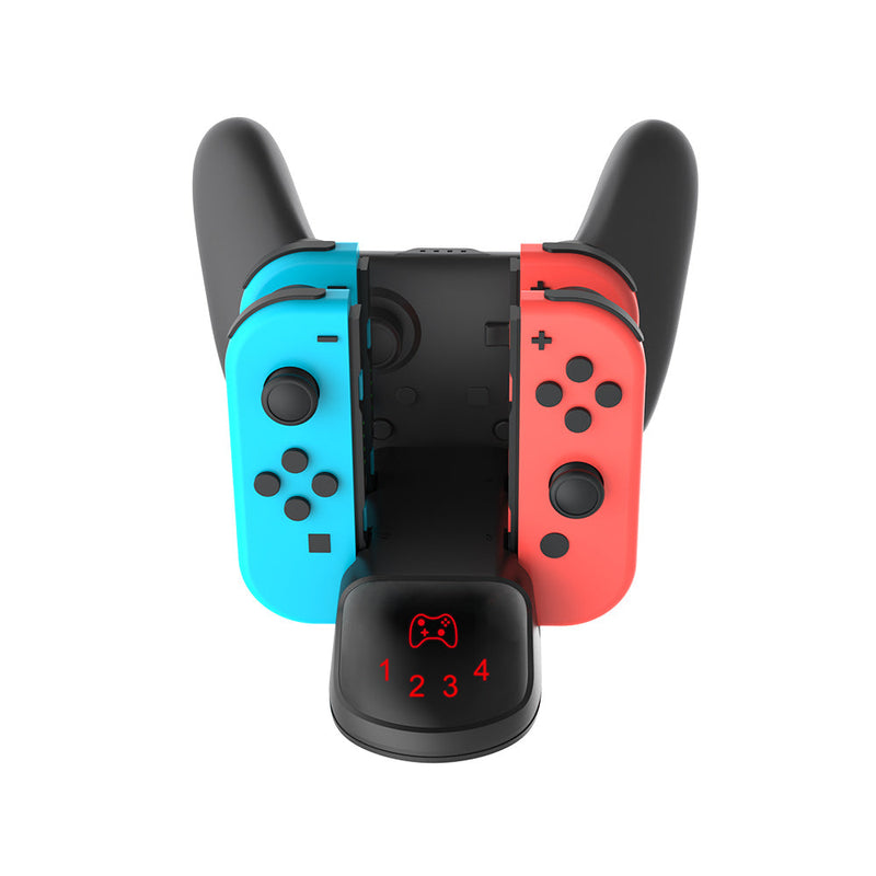 Cargue la imagen en el visor de la galería, Nintendo Switch Joy-con/Pro Controller 5 in 1 Smart Charging Stand - Polar Tech Australia
