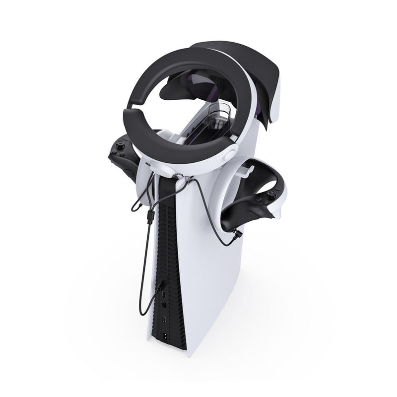 Load image into Gallery viewer, Sony PlayStation PS5 / VR2 VR Handle Bracket Headphone Hanger with 2-in-1 Type-C Charging Cable - Polar Tech Australia