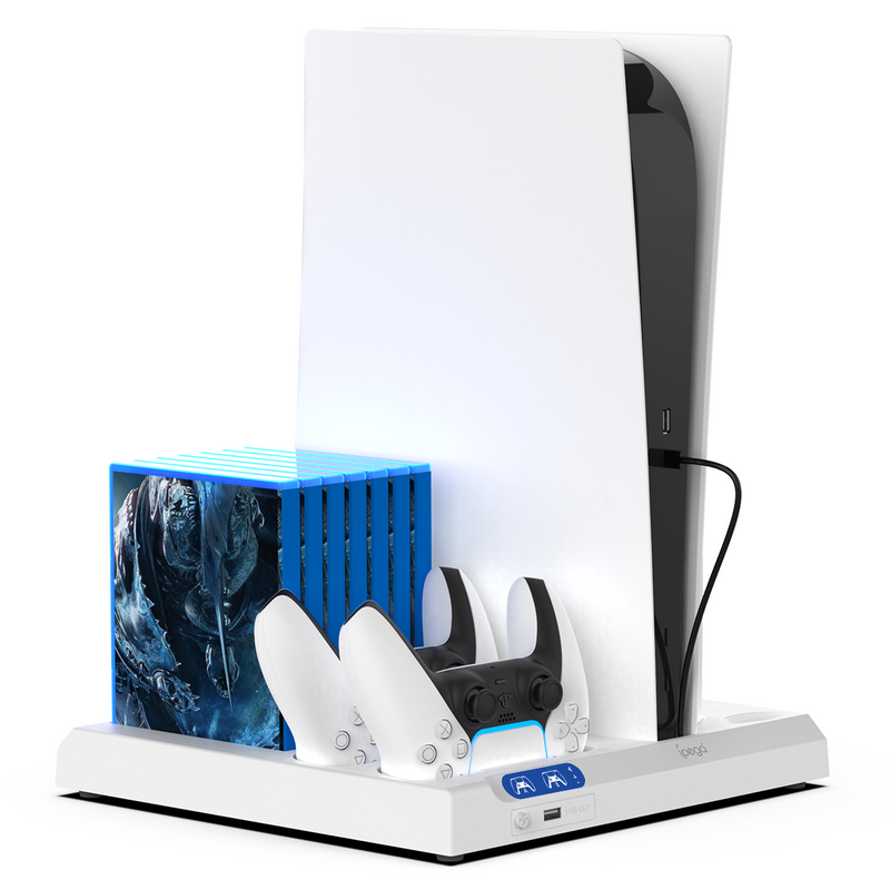 Load image into Gallery viewer, Sony PlayStation P5 Slim & P5 - Multi Functional Dock Station Holder - Polar Tech Australia