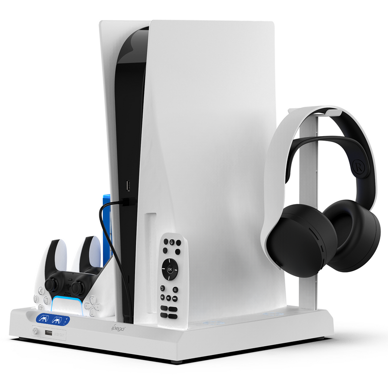 Load image into Gallery viewer, Sony PlayStation P5 Slim & P5 - Multi Functional Dock Station Holder - Polar Tech Australia