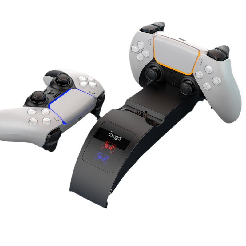 Load image into Gallery viewer, PlayStation 5 PS5 - Dual Controller Fast Dual Controller Fast Charging Dock Stand USB Station Base with Indicator Light - Polar Tech Australia