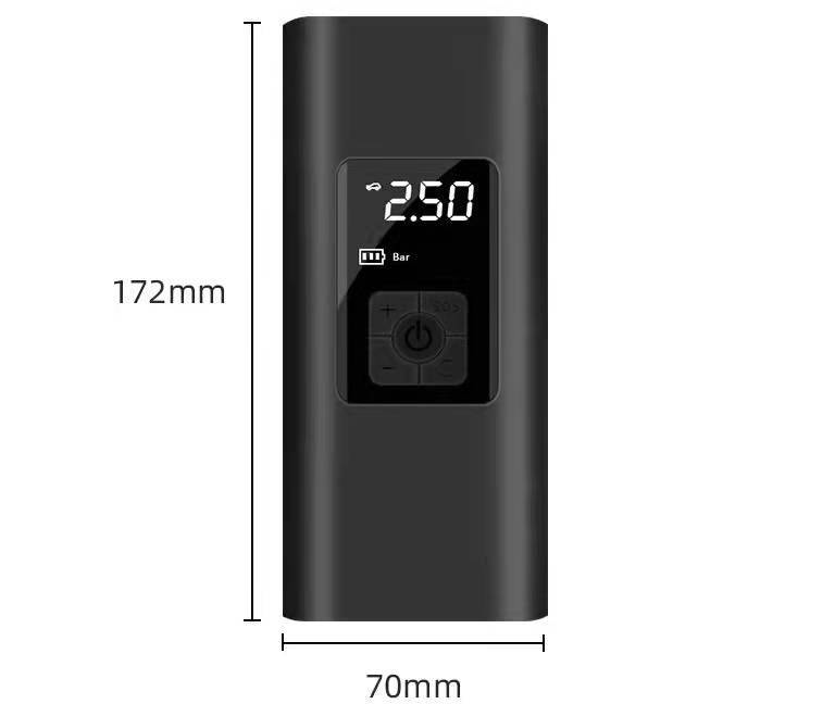 Cargue la imagen en el visor de la galería, 2 in 1 Wireless Electric Portable Mini Smart Air Pump Air Compressor Inflator & Power Bank - Polar Tech Australia