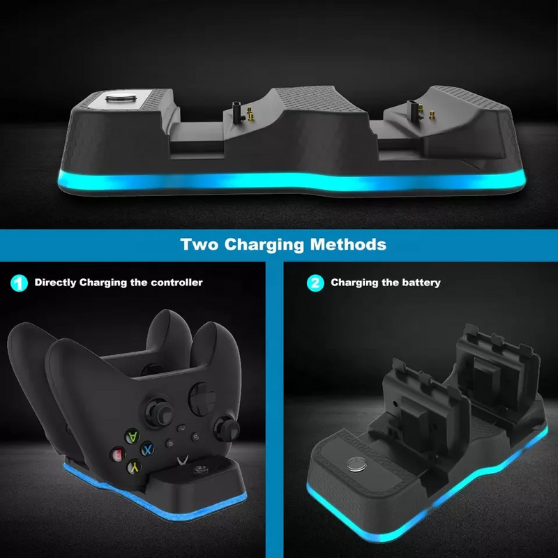 Chargez l'image dans la visionneuse de la galerie, Xbox Series X/S Dual Charging Station with Dual USB-C Ports & LED Indicator - Polar Tech Australia