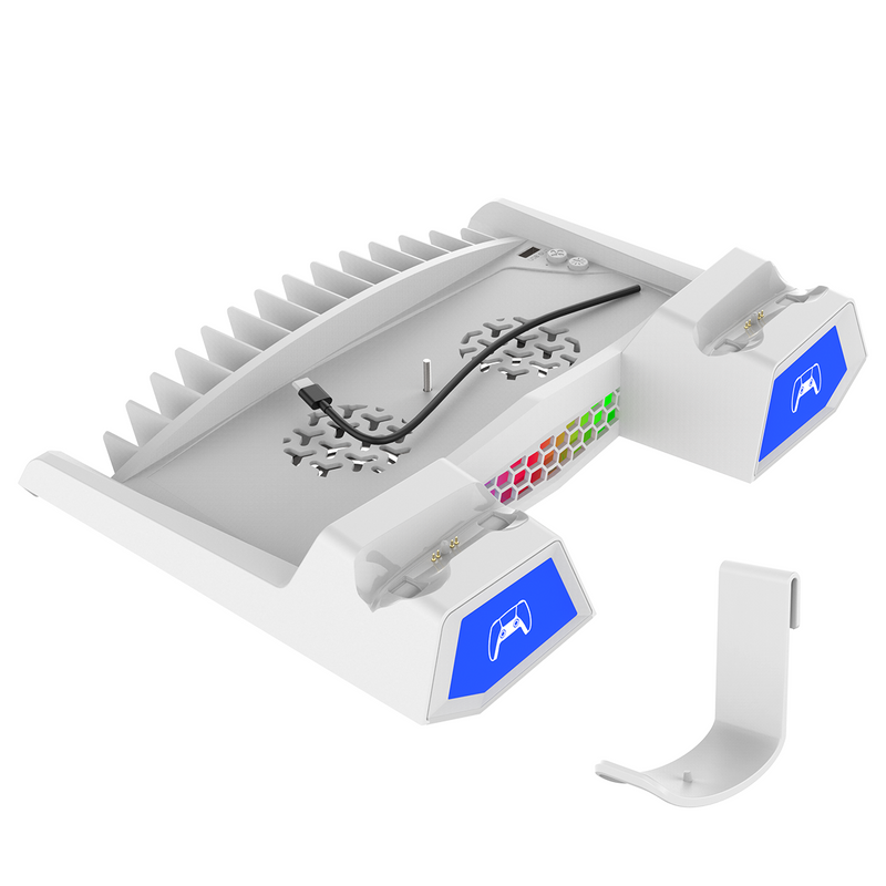 Load image into Gallery viewer, Sony PlayStation PS5 & P5 Slim - All-in-one Multifunctional Dock Charger Station Holder - Polar Tech Australia