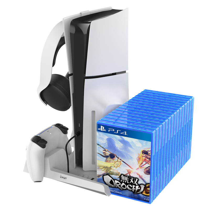 Load image into Gallery viewer, Sony PlayStation PS5 & P5 Slim - All-in-one Multifunctional Dock Charger Station Holder - Polar Tech Australia