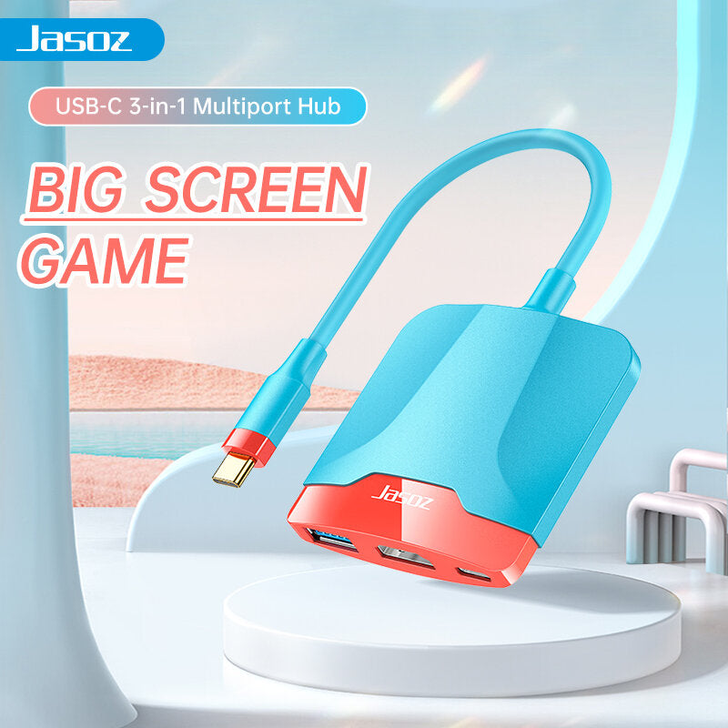 Load image into Gallery viewer, Nintendo NS Switch Host USB C to HDMI Adapter 4K USB 3.0  Portable Docking Station 100W PD Video Converter - Polar Tech Australia