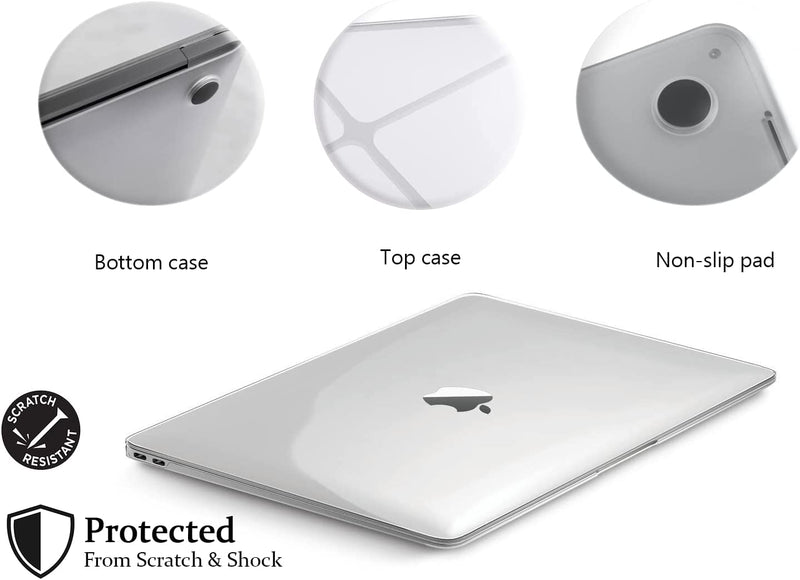Cargue la imagen en el visor de la galería, Apple MacBook Pro 15" A1707 & A1990 Transparent Clear Shockproof Heavy Duty Tough Case Cover - Polar Tech Australia