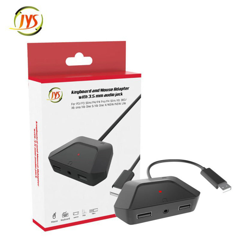 Cargue la imagen en el visor de la galería, Nintendo Switch/PS3/PS4/Xbox Multifunctional Keyboard and Mouse Converter Adapter with 3.5mm Audio Headset - Polar Tech Australia