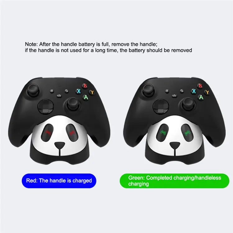 Chargez l'image dans la visionneuse de la galerie, Xbox Controller Charging Station Panda Design Charger Dock with 2 x 1100mAh Battery - Polar Tech Australia