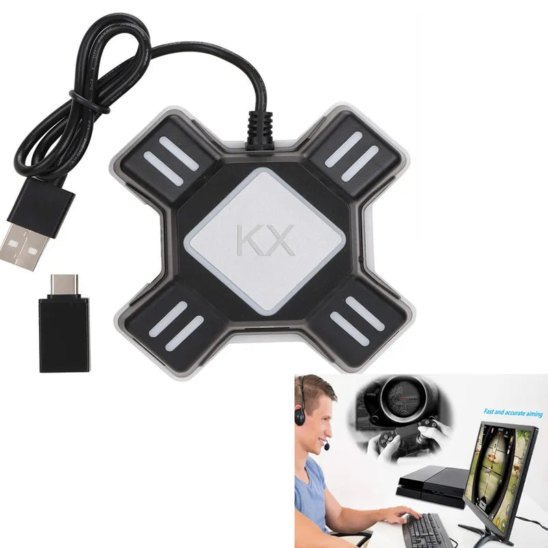 Chargez l'image dans la visionneuse de la galerie, Switch Xbox One PS4 PS3 KX Keyboard and Mouse Adapter Controller Converter - Polar Tech Australia