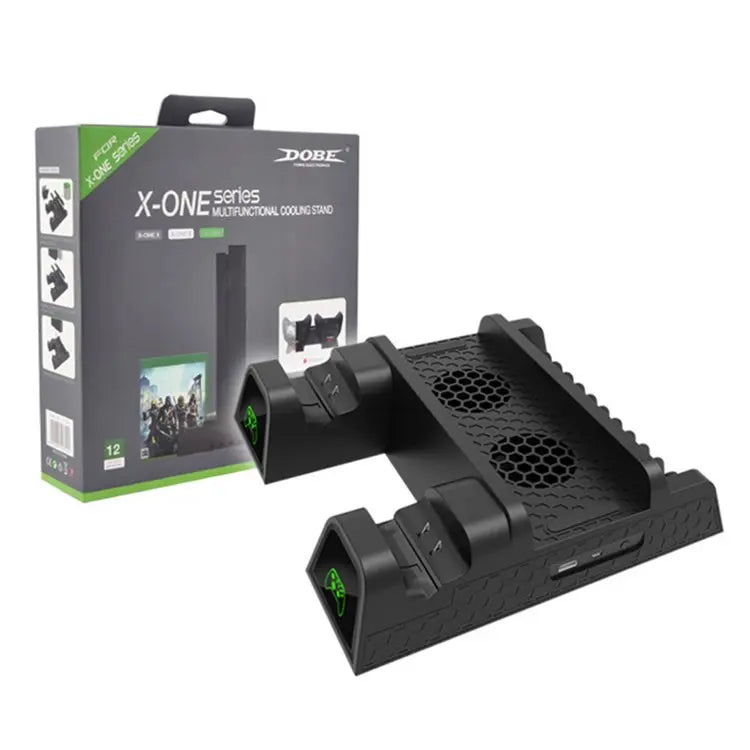 Cargue la imagen en el visor de la galería, Xbox One X / S Cooling Stand with Dual Controller Charging Dock - Polar Tech Australia
