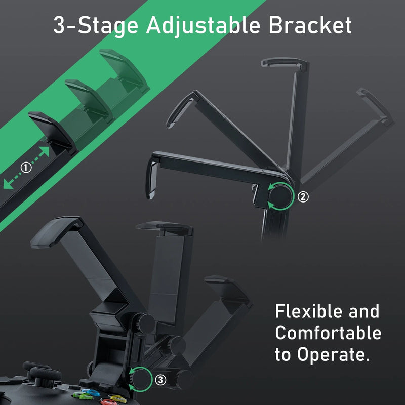 Load image into Gallery viewer, Xbox Series S/Series X/Xbox One/Elite 2 Game Controller Adjustable Gamepad Phone Holder Clip Bracket - Polar Tech Australia