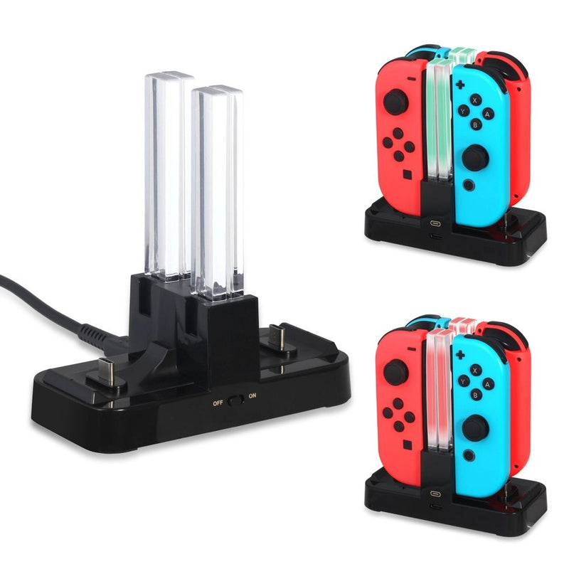 Cargue la imagen en el visor de la galería, Nintendo Switch Joy-con Pro Game Accessories Charging Dock Charger Station - Polar Tech Australia