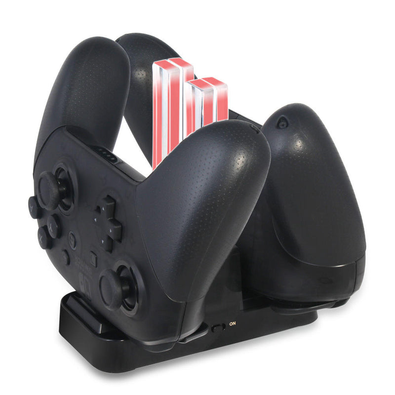 Cargue la imagen en el visor de la galería, Nintendo Switch Joy-con Pro Game Accessories Charging Dock Charger Station - Polar Tech Australia