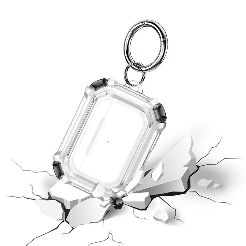 Cargue la imagen en el visor de la galería, AirPods Pro Transparent Heavy Duty Protecive Case With Key Ring - Polar Tech Australia
