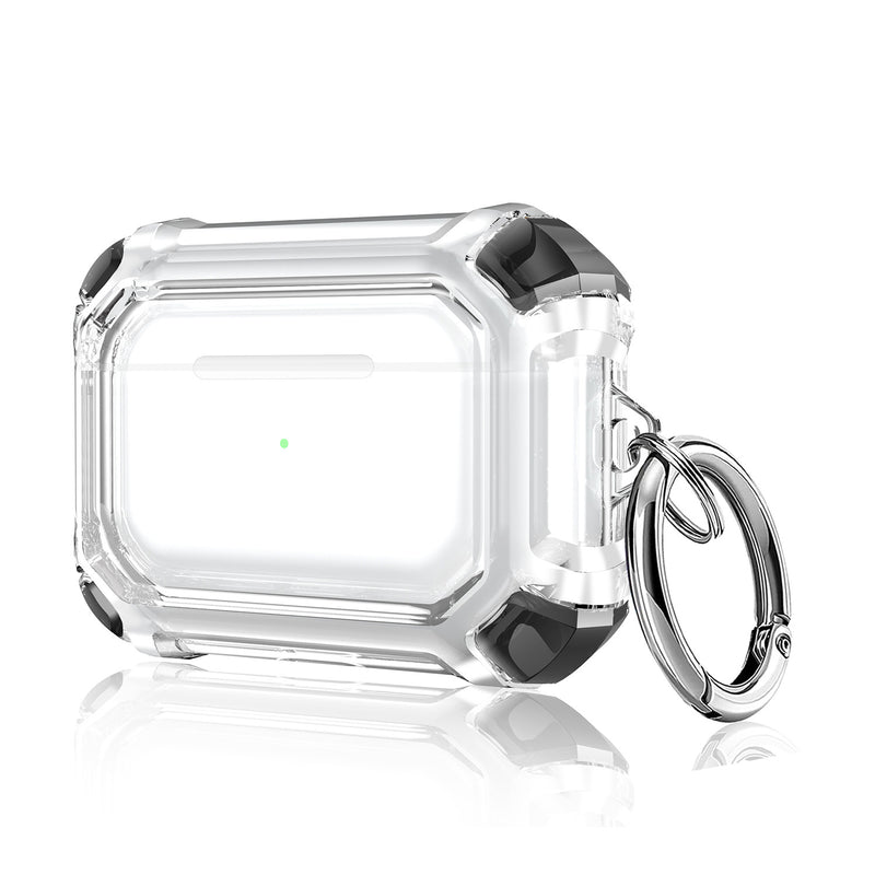 Cargue la imagen en el visor de la galería, AirPods Pro Transparent Heavy Duty Protecive Case With Key Ring - Polar Tech Australia